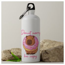 Capybara kulacs Donut worry be capy fánk mintával