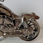 Asztali óra - Chopper motor forma - ébresztő óra