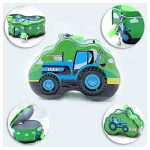 Fém persely dobozka - traktoros