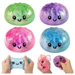glitteres cuki gőzgombóc squishy meglepetés vakdoboz stresszoldó játék