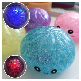 glitteres cuki gyurmázható gőzgombóc squishy meglepetés vakdoboz stresszoldó játék