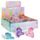 glitteres cuki gyurmázható dino squishy stresszoldó játék