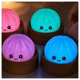 Fluoreszkáló Squishy Dumpling nyomkodható stresszoldó meglepetés vakdoboz, sötétben világító