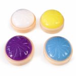 Squishy Steamed Bun meglepetés gombócka szett 4 db nyomkodható fidget játék