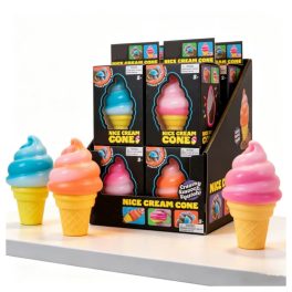Squishy TÖLCSÉRES FAGYI FORMÁJÚ nyomkodható fidget játék