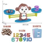 Majmos matematikai számoló oktató játék mérleggel gyerekeknek