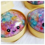 Csillámos, golyókkal töltött Squishy Dumpling nyomkodható stresszoldó gőzgombóc játék