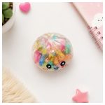 Csillámos, golyókkal töltött Squishy Dumpling nyomkodható stresszoldó gőzgombóc játék