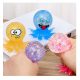 Glitteres Squishy polip nyomkodható stresszoldó játék