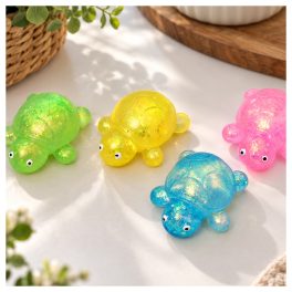 Glitteres Squishy teknos nyomkodható stresszoldó játék