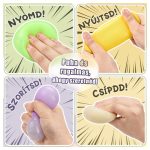 menő k-pop mintás gőzgombóc squishy meglepetés vakdoboz stresszoldó játék
