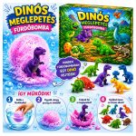 Dinó tojás meglepetés fürdőbomba dinoszaurusz figurával