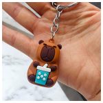 Capybara meglepetés tojás kulcstartó táskadísz