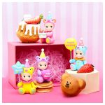 Sonny Angel Happy Birthday Bear mini figura – vakdobozos meglepetés karakterrel 