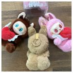 la-la-LABUBU – Éneklő, világító öleléspajti kulcstartó