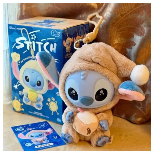 stitch vakdoboz – puha vinyl plüss kulcstartó, véletlenszerű színű figura