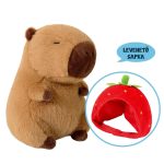Capybara plüss - sapkában 25 cm