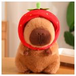 Capybara plüss - sapkában 25 cm