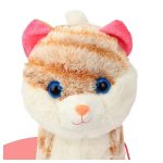 Sétáló, ugató, zenélő interaktív kiskutya - barna