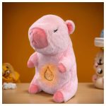 Alvó, lélegző szunyókáló plüss capybara