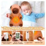 Alvó, lélegző szunyókáló plüss capybara