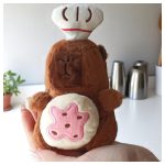 Kapibara Plüss Kulcstartó táskadísz – Hamburger, Sültkrumpli, Fánk