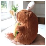 Kapibara Plüss Kulcstartó táskadísz – Hamburger, Sültkrumpli, Fánk