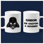 ÉN VAGYOK A BÖGRÉD - saját névvel Darth Vader fejjel (Darth)