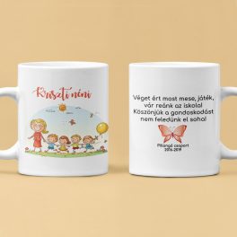   Óvódás csoportos bögre - NÉVVEL, verssel ovis ballagásra