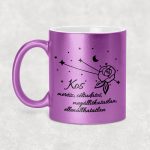 Csillagképes horoszkóp bögre - KOS - csillámos bögre 