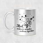 Csillagképes horoszkóp bögre - IKREK - csillámos bögre 