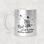 Csillagképes horoszkóp bögre - RÁK - csillámos bögre 