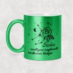 Csillagképes horoszkóp bögre - SZŰZ - csillámos bögre 