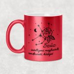 Csillagképes horoszkóp bögre - SZŰZ - csillámos bögre 