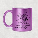 Csillagképes horoszkóp bögre - SZŰZ - csillámos bögre 