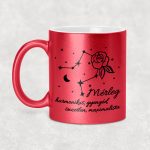 Csillagképes horoszkóp bögre - MÉRLEG - csillámos bögre 