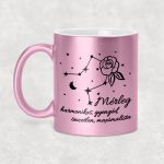 Csillagképes horoszkóp bögre - MÉRLEG - csillámos bögre 