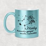 Csillagképes horoszkóp bögre - MÉRLEG - csillámos bögre 