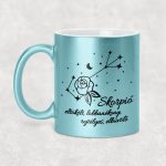 Csillagképes horoszkóp bögre - SKORPIÓ - csillámos bögre 