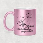 Csillagképes horoszkóp bögre - SKORPIÓ - csillámos bögre 