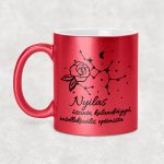 Csillagképes horoszkóp bögre - NYILAS - csillámos bögre 