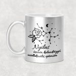 Csillagképes horoszkóp bögre - NYILAS - csillámos bögre 