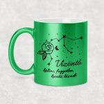 Csillagképes horoszkóp bögre - VÍZÖNTŐ - csillámos bögre 