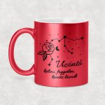 Csillagképes horoszkóp bögre - VÍZÖNTŐ - csillámos bögre 