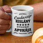 Csodaszép kislány büszke Apukája - Én egy / kettő / három…