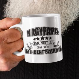 Nagypapa olyan, mint Apa, csak vele mindent szabad  