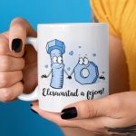 Elcsavartad a fejem - feliratos fehér kerámia bögre