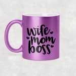 Wife Mom Boss (Anyák napi bögre - Feleség Anya Főnök)