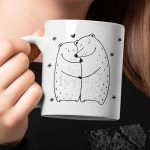 Veled még a hétfő reggeleket is szeretem (Valentin napi bögre)