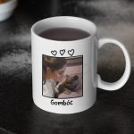 Az otthon cica nélkül csak egy ház - cicás bögre egyedi fényképes